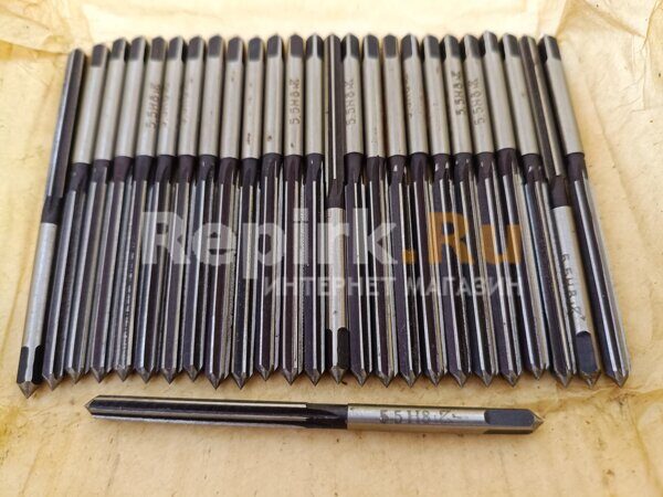 Развертка ручная 5,5 Н8 ц/х 9ХС цилиндрическая СССР